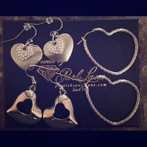 Park Lane Pierced Heart Earrings